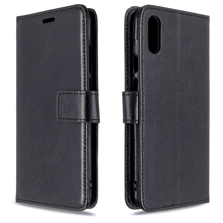 

For Huawei Y6 Pro (2019) Crazy Horse Texture Horizontal Flip Leather Case with Holder & Card Slots & Wallet & Photo Frame(black)