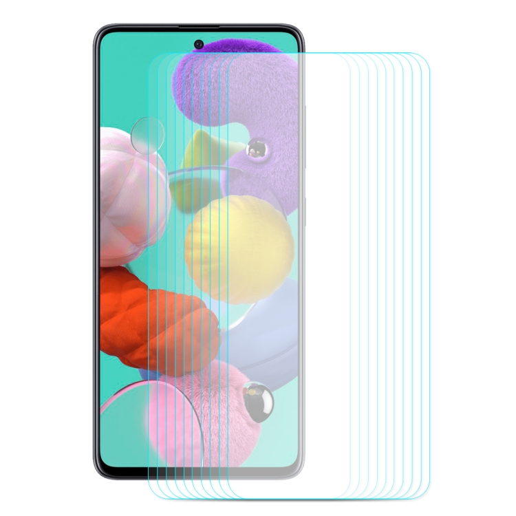 

For Galaxy A51 10 PCS ENKAY Hat-Prince 0.26mm 9H 2.5D Curved Edge Tempered Glass Film