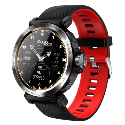 

S18 1.28 inch Color Screen Smart Watch IP68 Waterproof,Support Call Reminder /Heart Rate Monitoring/Sleep Monitoring/Blood Pressure Monitoring/Sedentary Reminder(Red)