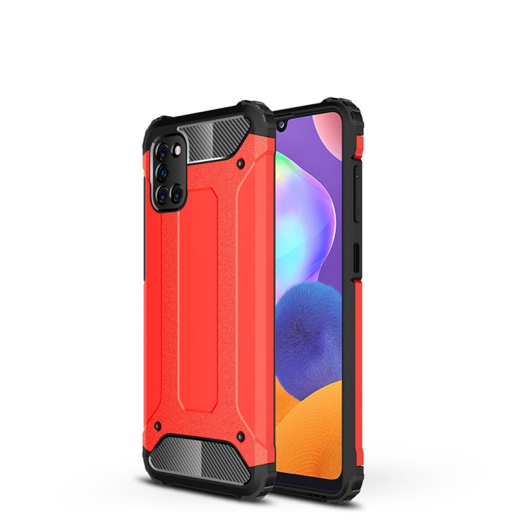 

For Galaxy A31 Magic Armor TPU + PC Combination Case(Red)