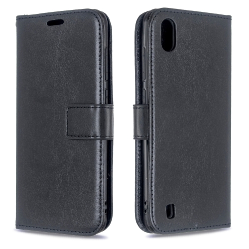 

For ZTE Blade A7 2019 Crazy Horse Texture Horizontal Flip Leather Case with Holder & Card Slots & Wallet & Photo Frame(Black)