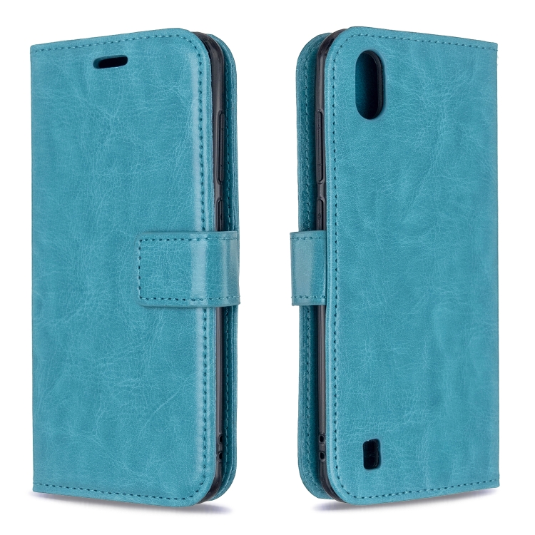 

For ZTE Blade A7 2019 Crazy Horse Texture Horizontal Flip Leather Case with Holder & Card Slots & Wallet & Photo Frame(Blue)