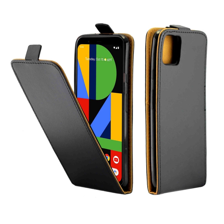 

For Google Pixel4 XL Business Style Vertical Flip TPU Leather Case with Card Slot(Black)