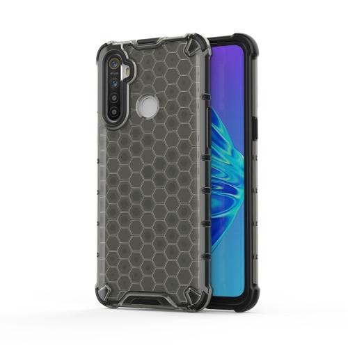 

For OPPO Realme C3 Shockproof Honeycomb PC + TPU Case(Grey)