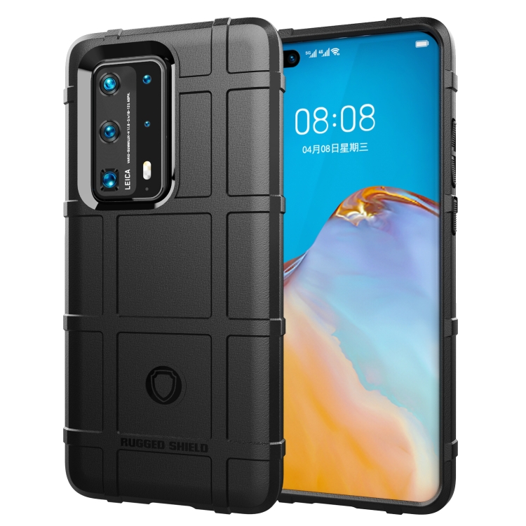 

For Huawei P40 Pro+ Full Coverage Shockproof TPU Case(Black)