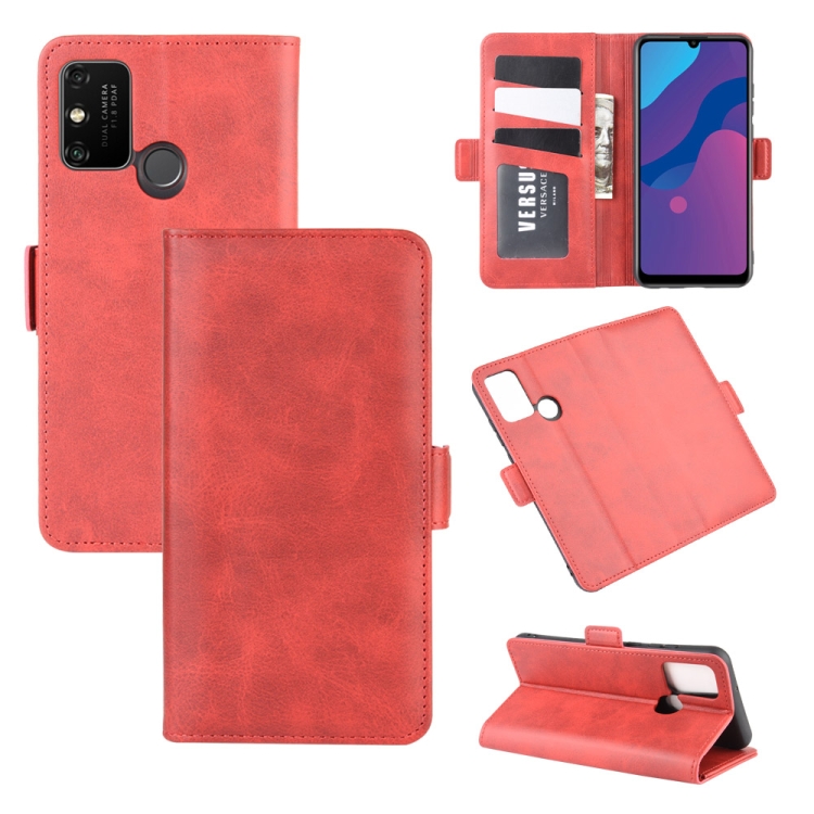 

For Huawei Honor Play 9A Dual-side Magnetic Buckle Horizontal Flip Leather Case with Holder & Card Slots & Wallet(Red)