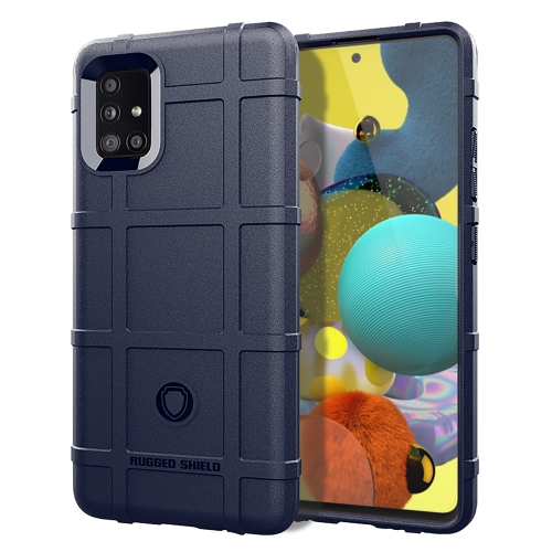 

For Galaxy A51 5G Full Coverage Shockproof TPU Case(Blue)