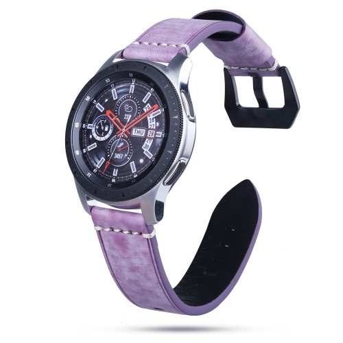 

22mm Leather strap For Huawei Watch GT2e / GT2 46mm(Purple)