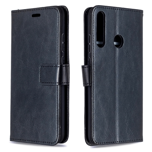 

For Huawei P40 Lite E Crazy Horse Texture Horizontal Flip Leather Case with Holder & Card Slots & Wallet & Photo Frame(Black)