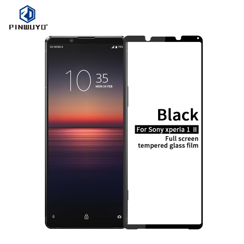 

For Sony Xperia 1 II PINWUYO 9H 2.5D Full Screen Tempered Glass Film(Black)