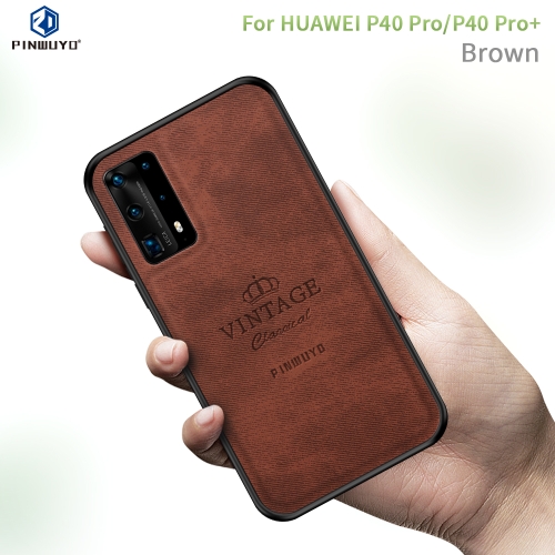 

For Huawei P40 pro / P40pro+ PINWUYO Zun Series PC + TPU + Skin Waterproof And Anti-fall All-inclusive Protective Shell(Brown)