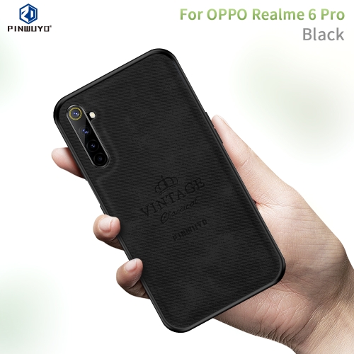 

For OPPO Realme 6 Pro PINWUYO Zun Series PC + TPU + Skin Waterproof And Anti-fall All-inclusive Protective Shell(Black)