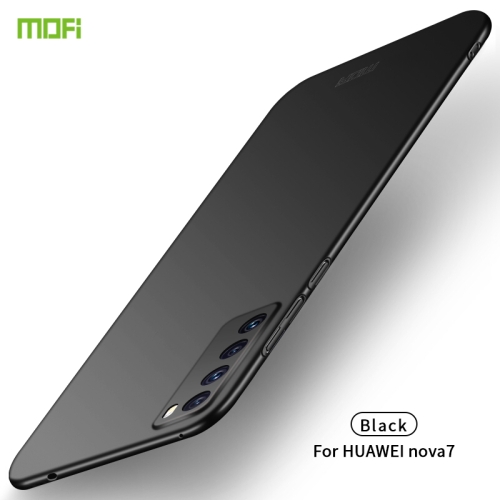 

For Huawei Nova 7 MOFI Frosted PC Ultra-thin Hard C(Black)