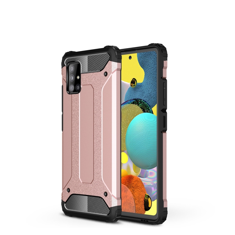 

For Galaxy A51 5G Magic Armor TPU + PC Combination Case(Rose Gold)