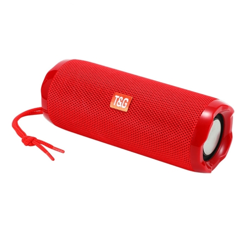 

T&G TG191 10W Waterproof Bluetooth Speaker Stereo Double Diaphragm Subwoofer Portable Audio FM Radio(Red)