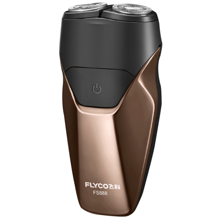 

Flyco FS888 Rotating Double Cutter Head Washable USB Rechargeable Electric Shaver Razor(Brown)