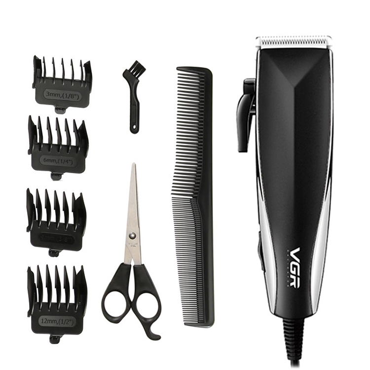 

VGR V-033 9W 8 in 1 Electric Hair Clipper with Line, Plug Type: EU Plug