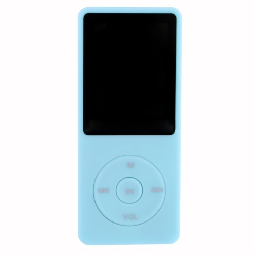 

Fashion Portable LCD Screen FM Radio Video Games Movie MP3 MP4 Player Mini Walkman, Memory Capacity:4GB(Light Blue)