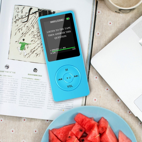 

Fashion Portable LCD Screen FM Radio Video Games Movie MP3 MP4 Player Mini Walkman, Memory Capacity:8GB(Blue)