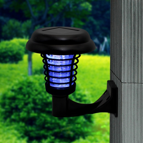 

LED Solar Power Mosquito Repellent Bug Zapper Killer UV Lamp Insect Pest Outdoor Garden Lawn Landscape Light