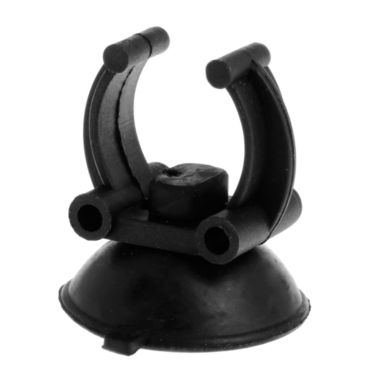 

50 PCS 3.5cm Diameter Black Suction Cup Clip for Aquarium Heater Tubing Rain Bar