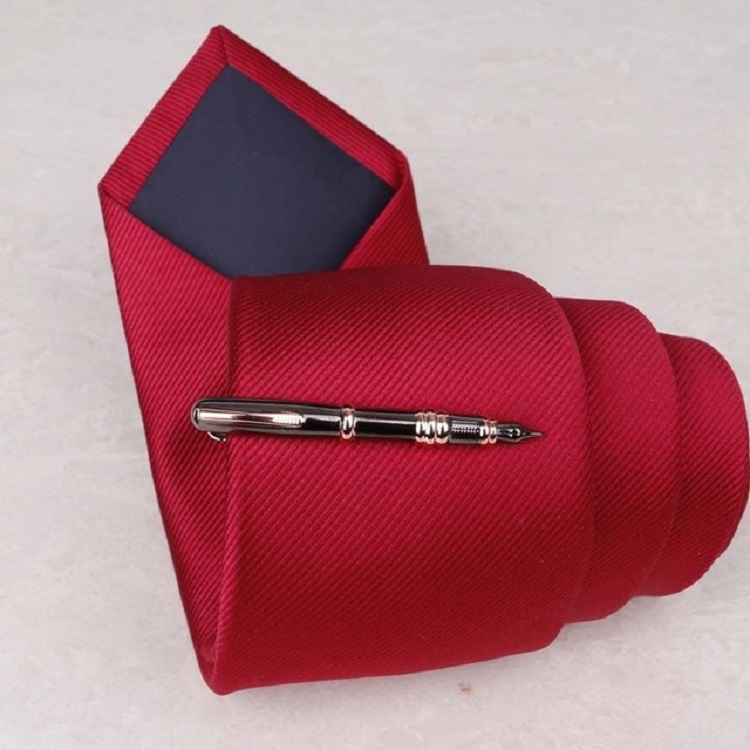 

Copper Tie Clip Clothing Accessories, Style:Rose Gold Pen