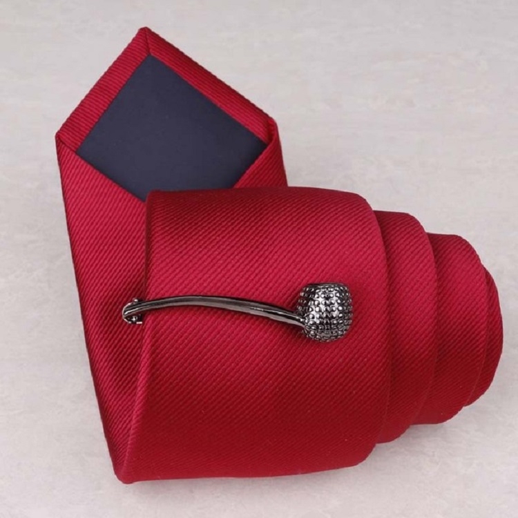 

Copper Tie Clip Clothing Accessories, Style:Black Pipe