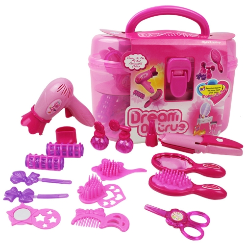 

3 Sets Children Simulation Dressing Makeup Toy Set Suitcase Two Models, Random Style Delivery