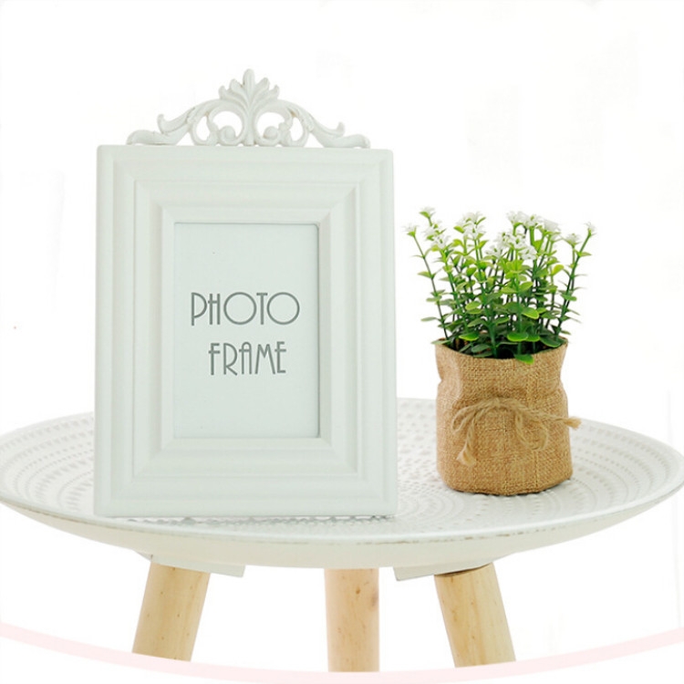 

Vintage Wood Creative Photo Frames for Children Photograph Props Wedding Gifts Home Decoration, Size:6 inch