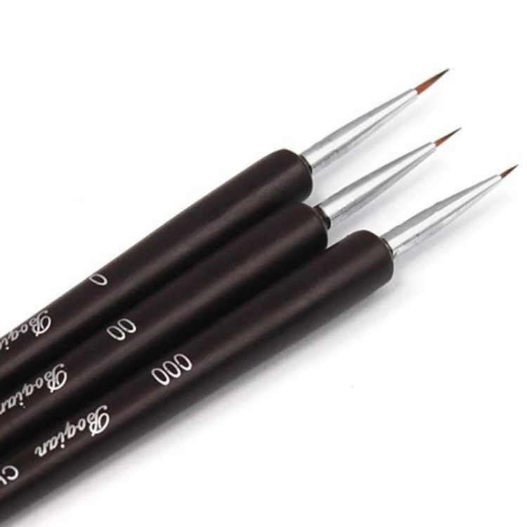 

3 PCS Dotting Painting Drawing UV Gel Liner Polish Brush Tool Nail Art Pen