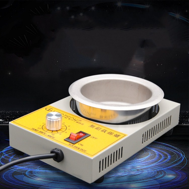 

VECTECH 300W Constant Temperature Adjustable Pure Titanium Lead-free Small Tin Furnace, 220V CN Plug