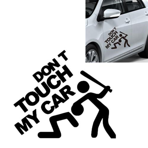 

10 PCS Dont Touch My Car Pattern Car Sticker Window Decal, Size: 22x19cm