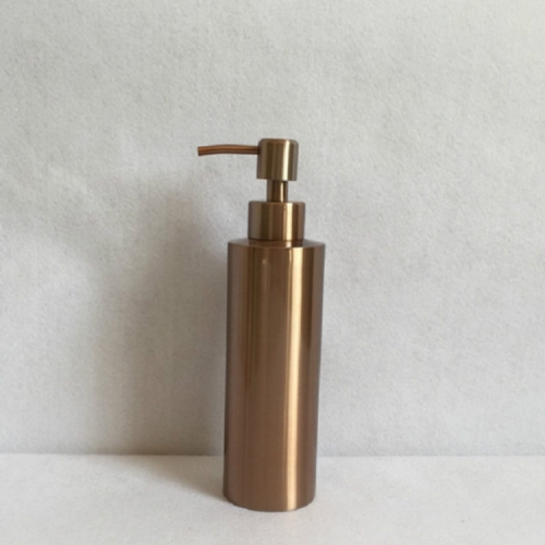 

350ml Stainless Steel Hand Soap Bottle Countertop Soap Dispenser(Rose Gold)