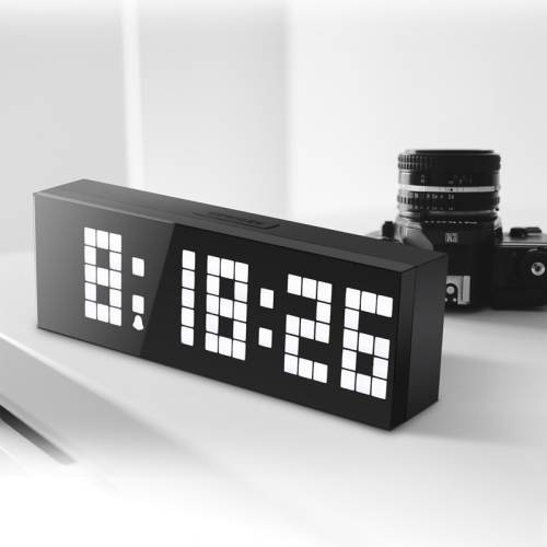 

Digital Electronic Alarm Clock Creative LED Desk Clock US Plug, Style:6 Digits 7 Segments(White Light)