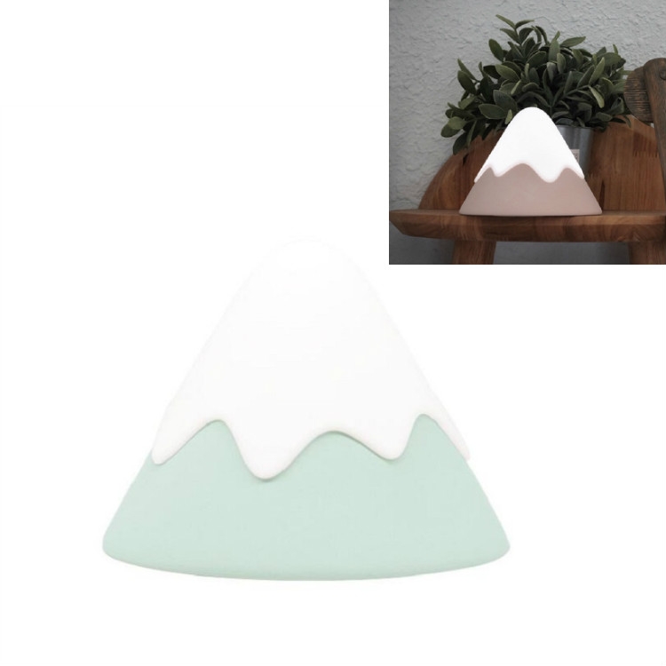 

Snow Mountain Night Light Atmosphere Lamp Creative Bedside LED Lamp(Green)