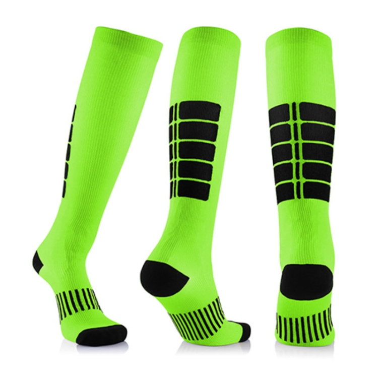 

Unisex Sports Stockings Running Cycling Socks Compression Socks, Color:Green, Size:L / XL