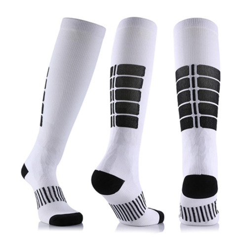 Circus Elements Pattern Compression Socks For Women 3D Print Knee High Boot 