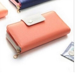 

Long Women Wallets Card Holder Female Clutch Women(Orange)