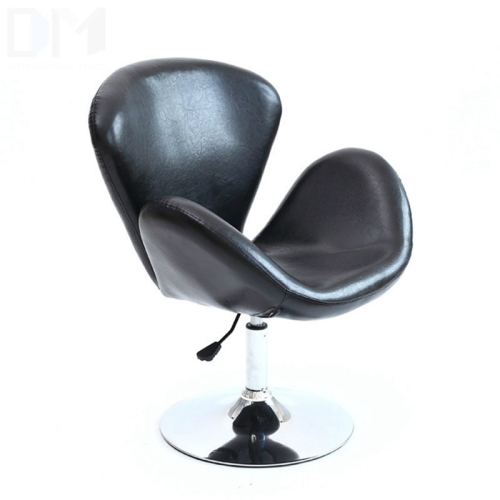 

Modern Minimalist Fashion Short Rotary Chair Ergonomic Office Computer Chair(Black)