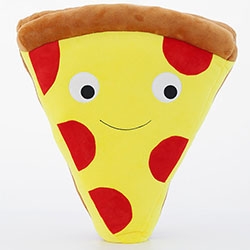 

Emoji Pizza Slice Potato Chips Food Pillow Plush Stuffed Food Toy Decorative Pillow Kids Gift(Pizza slice)