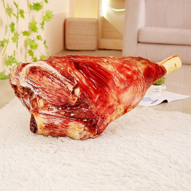 Sunsky Creative 3d Simulation Food Pillow Chicken Leg Grilled