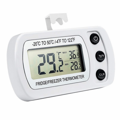 

2 PCS Digital LCD Thermometer Fridge Temperature Sensor Freezer Thermometer(White)