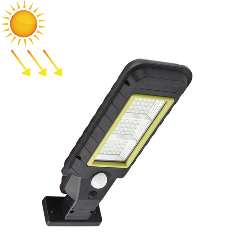 

60 LED Solar Lamp Body Induction Wall Lamp LED Outdoor Waterproof Lighting Street Lamp(Green Edge)