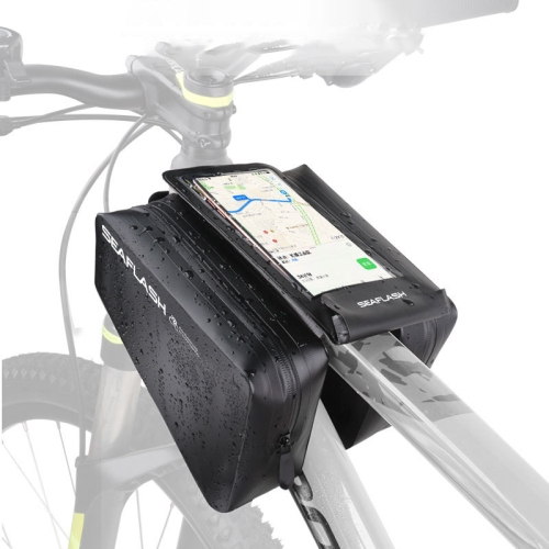 

SEAFLASH Outdoor Waterproof Bike Bag Touch Screen Saddle Bag Mountain Bike Front Beam Bag