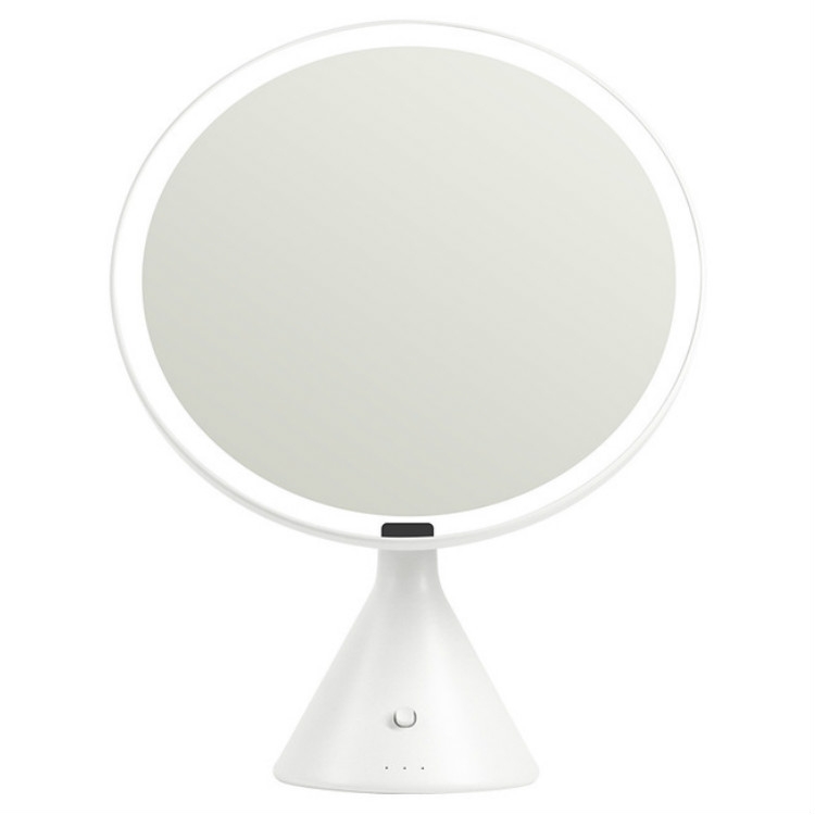 

Smart Makeup Mirror Desktop Dressing Mirror Desktop LED Fill Light Mirror(Silver White)