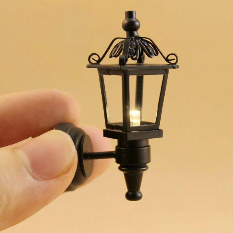 

Miniature Doll House LED Wall Lamp Children Educational Toys