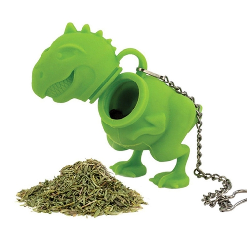 

Dinosaur Tea Infuser Loose Leaf Strainer Herbal Silicone Filter Diffuser
