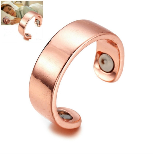 

Acupressure Anti Snore Ring Treatment Reflexology Anti Snoring Apnea Sleeping Device(Gold)