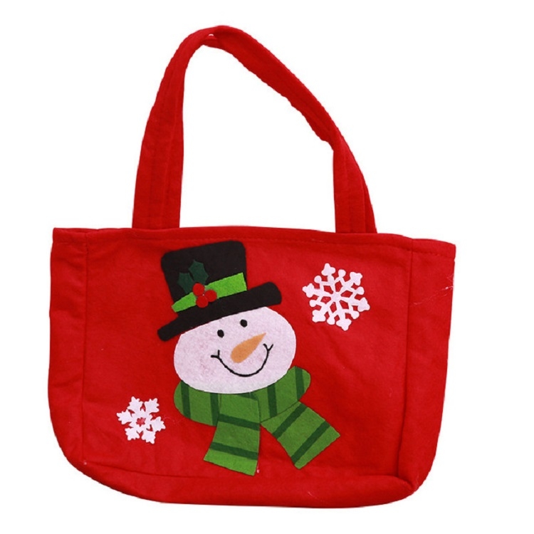 

Christmas Candy Gift Bag Children Holiday Gift Bag, Style:Snowmen