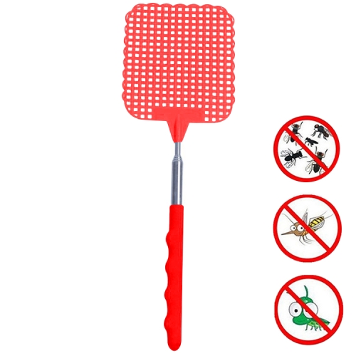 

Creative Retractable Plastic Fly Swatter Summer Supplies Mosquito Swatter(Red)